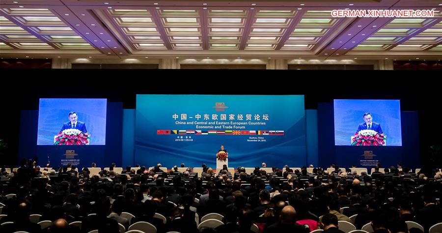 CHINA-CEE COUNTRIES-ECONOMIC AND TRADE FORUM-OPENING(CN)