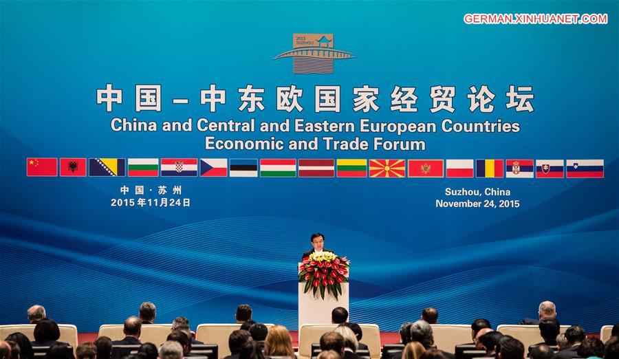 CHINA-CEE COUNTRIES-ECONOMIC AND TRADE FORUM-OPENING(CN)