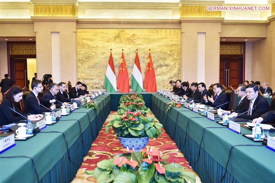 CHINA-SUZHOU-LI KEQIANG-HUNGARIAN PM-MEETING(CN)