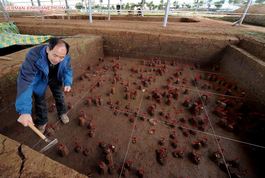 CHINA-SHAANXI-LONGGANG TEMPLE RUINS-ARCHAEOLOGY (CN)