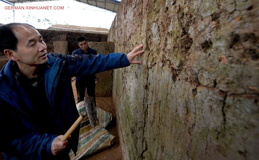 CHINA-SHAANXI-LONGGANG TEMPLE RUINS-ARCHAEOLOGY (CN)