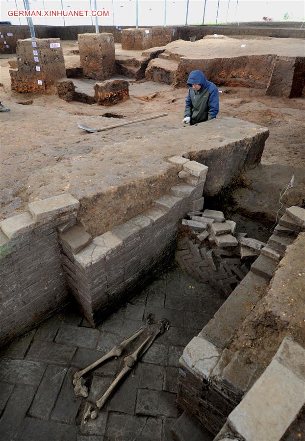 CHINA-SHAANXI-LONGGANG TEMPLE RUINS-ARCHAEOLOGY (CN)