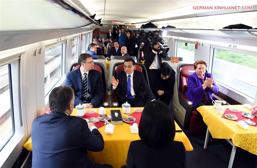 CHINA-SUZHOU-LI KEQIANG-CEE LEADERS-HIGH-SPEED TRAIN(CN)