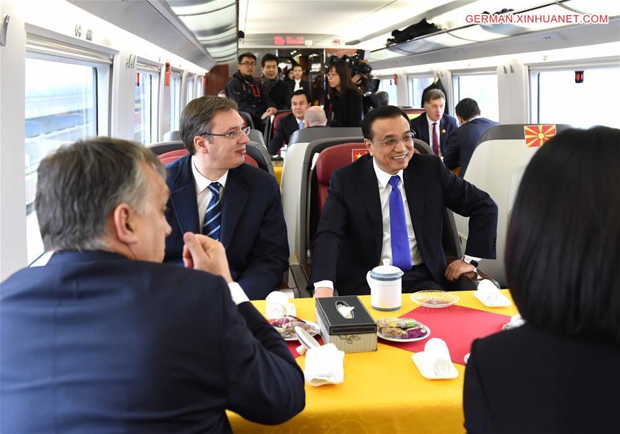 CHINA-SUZHOU-LI KEQIANG-CEE LEADERS-HIGH-SPEED TRAIN(CN)