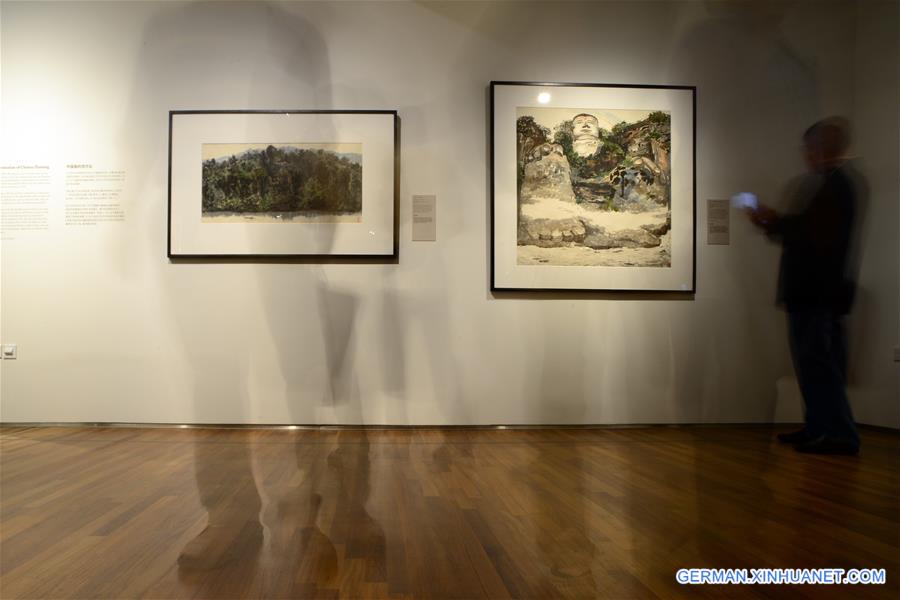 SINGAPORE-NATIONAL GALLERY-WU GUANZHONG EXHIBITION