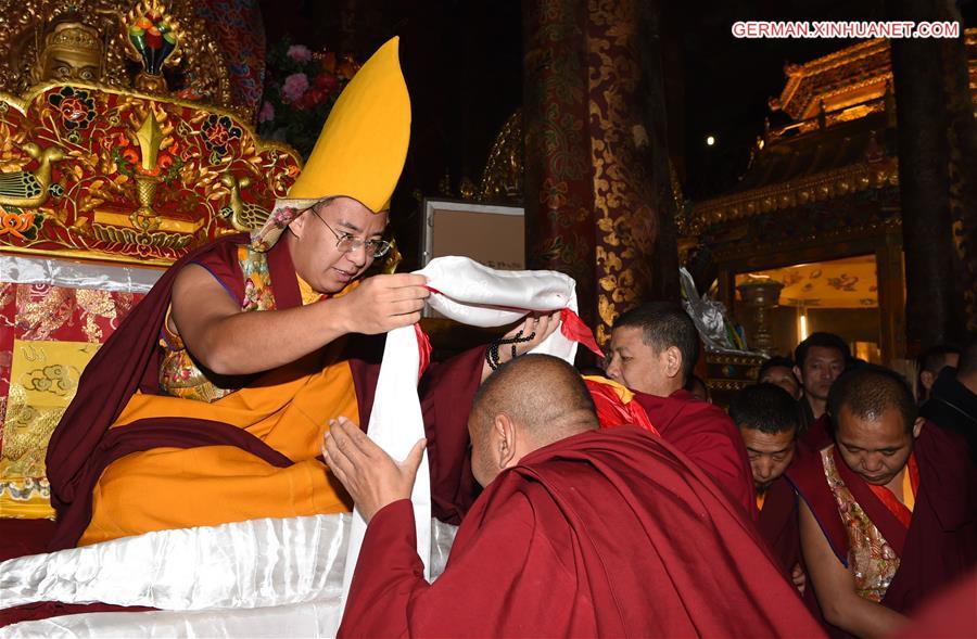 CHINA-TIBET-LHASA-PANCHEN LAMA-VISIT (CN)