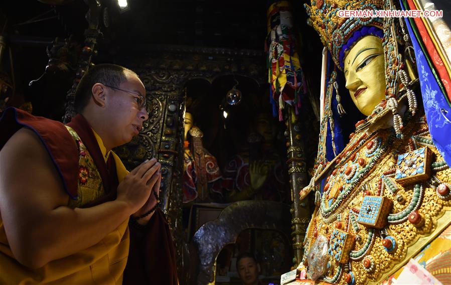 CHINA-TIBET-LHASA-PANCHEN LAMA-VISIT (CN)