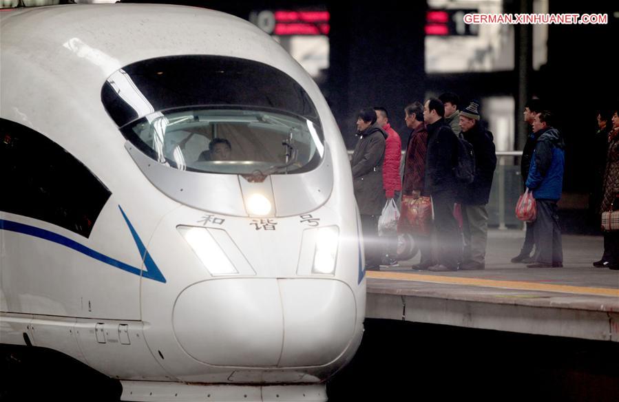 #CHINA-N.CHINA HIGH-SPEED RAILWAY-SPEED (CN)