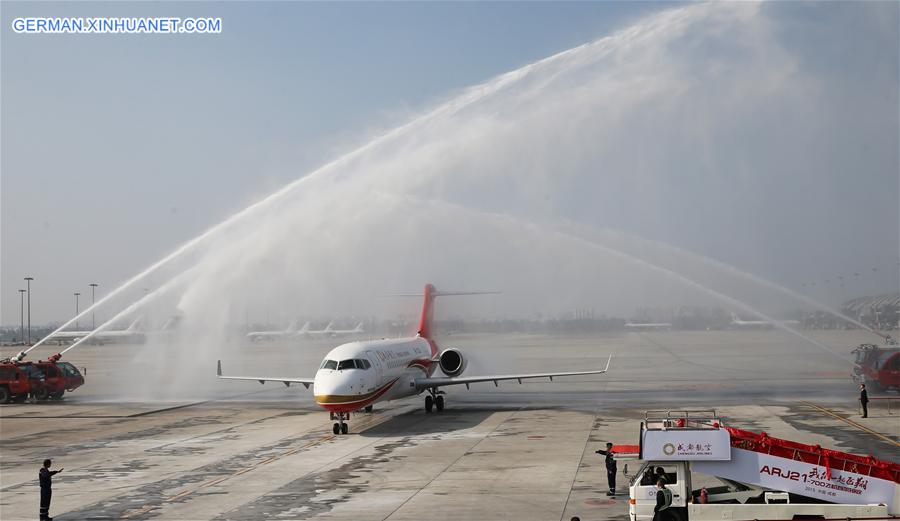 CHINA-ARJ21 REGIONAL JET-DELIVERY (CN)