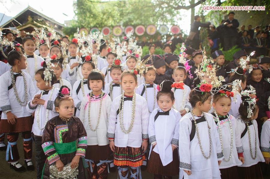 CHINA-GUIZHOU-DONG ETHNIC GROUP-CHORUS (CN)