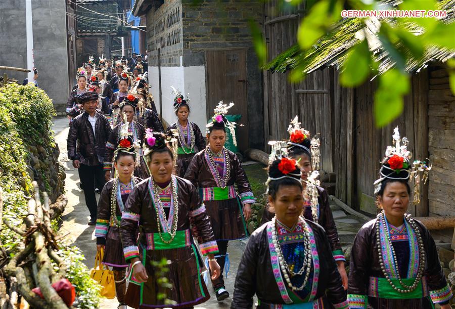 CHINA-GUIZHOU-DONG ETHNIC GROUP-CHORUS (CN)