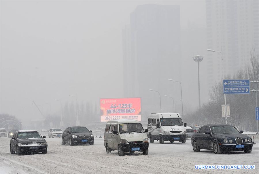 CHINA-LIAONING-SNOWSTORM(CN)