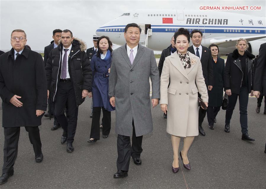 FRANCE-CHINA-XI JINPING-ARRIVAL