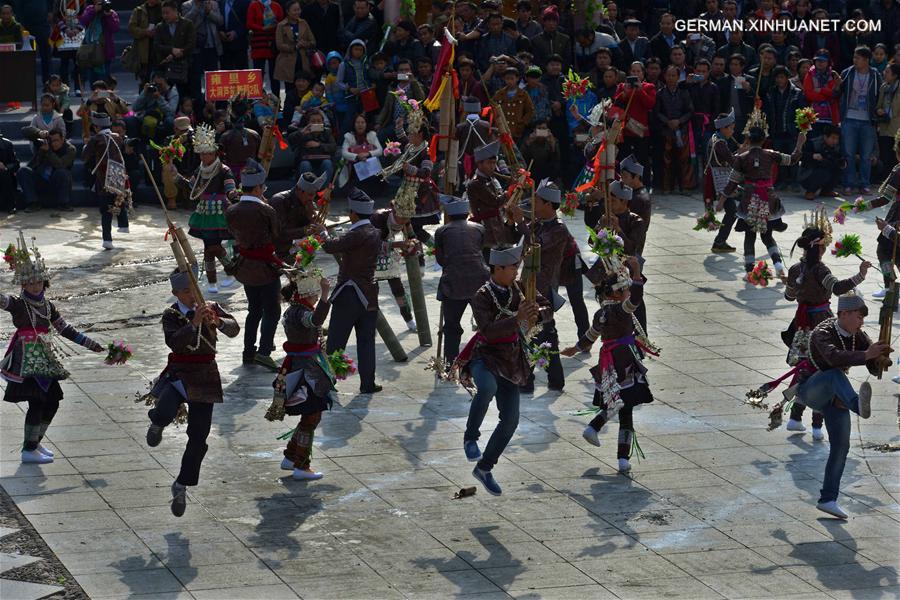 #CHINA-GUIZHOU-DONG ETHNIC GROUP-REED-PIPE WIND CONTEST (CN)