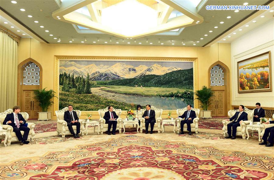 CHINA-BEIJING-LIU YUNSHAN-BRICS MEDIA SUMMIT-MEETING (CN)