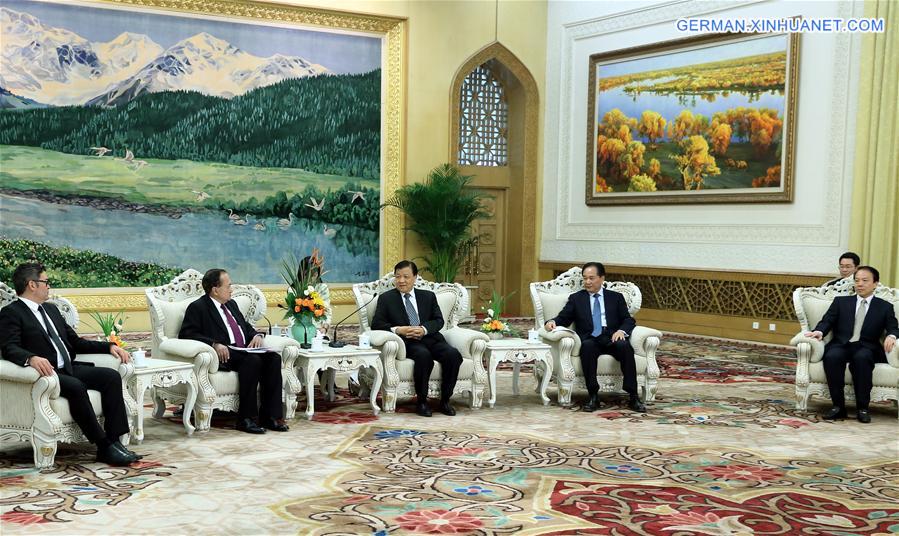 CHINA-BEIJING-LIU YUNSHAN-BRICS MEDIA SUMMIT-MEETING (CN)