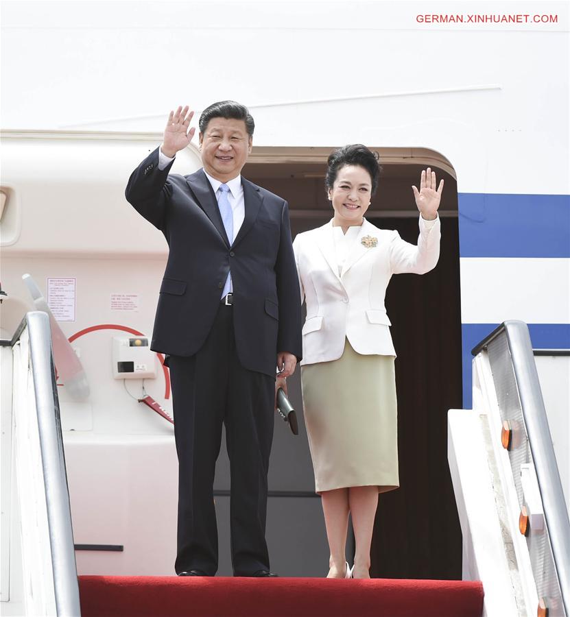 ZIMBABWE-HARARE-XI JINPING-ARRIVAL