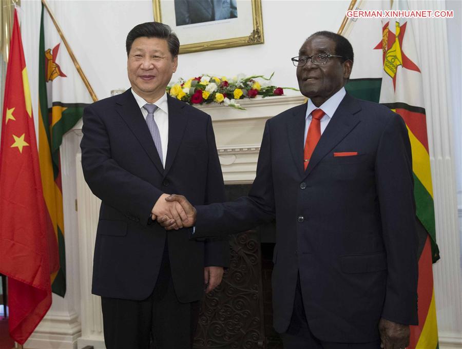 ZIMBABWE-CHINA-XI JINPING-TALKS
