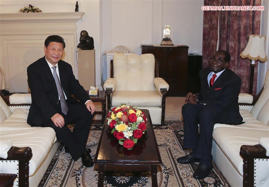 ZIMBABWE-CHINA-XI JINPING-TALKS