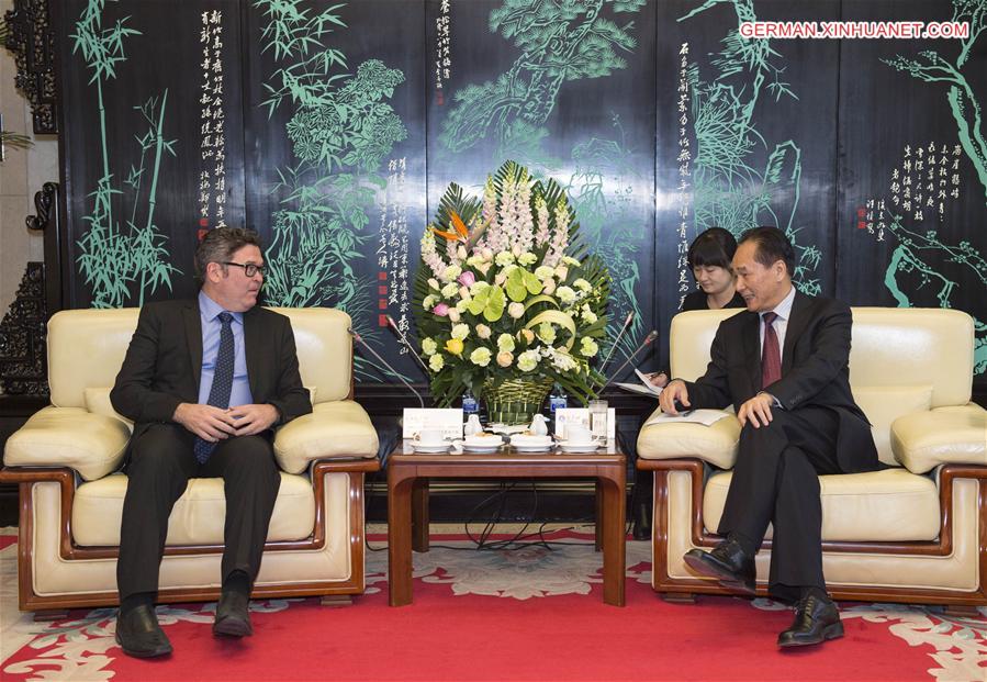 CHINA-BEIJING-XINHUA-CAI MINGZHAO-BRAZIL-MEETING (CN)