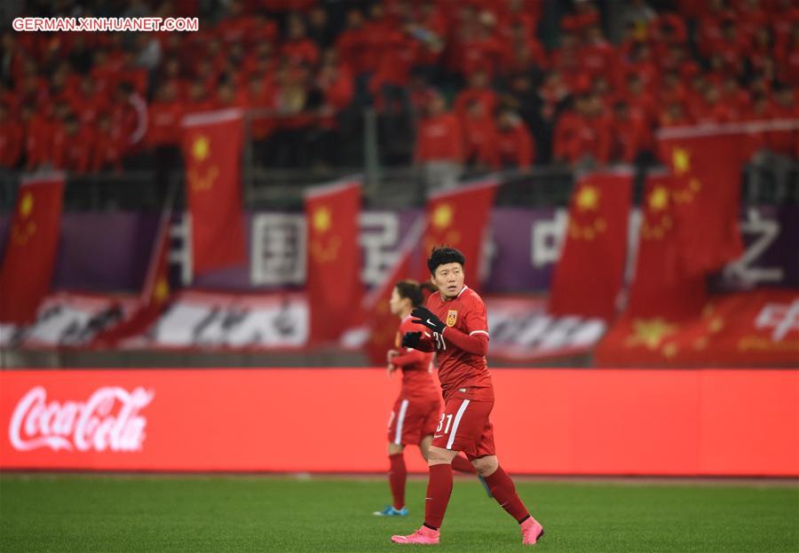 (SP)CHINA-GUIYANG-WOMEN'S SOCCER-FRIENDLY MATCH-CHINA VS ITALY