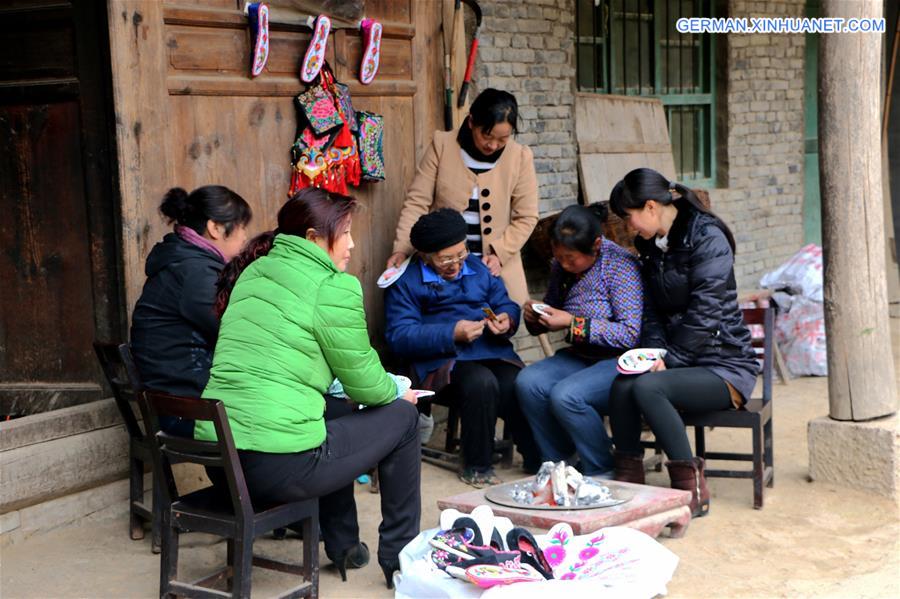 #CHINA-SHAANXI-NINGQIANG COUNTY-EMBROIDERY OF QIANG ETHNIC GROUP(CN)