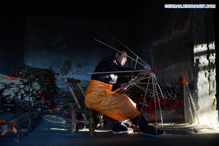 CHINA-ANHUI-JINGXIAN-OILCLOTH UMBRELLA(CN) 