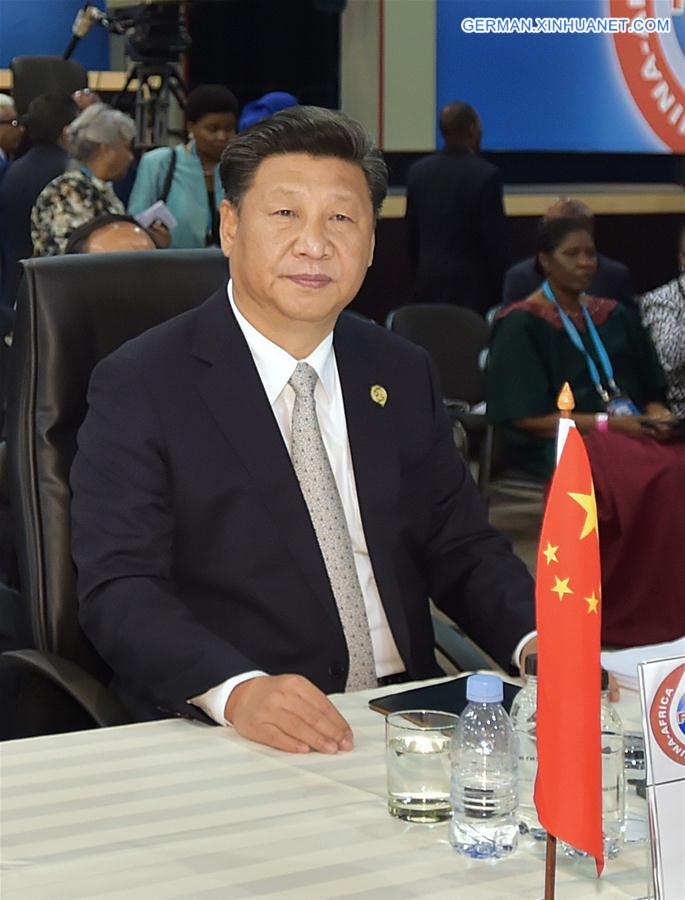 SOUTH AFRICA-JOHANNESBURG-CHINA-XI JINPING-SUMMIT 