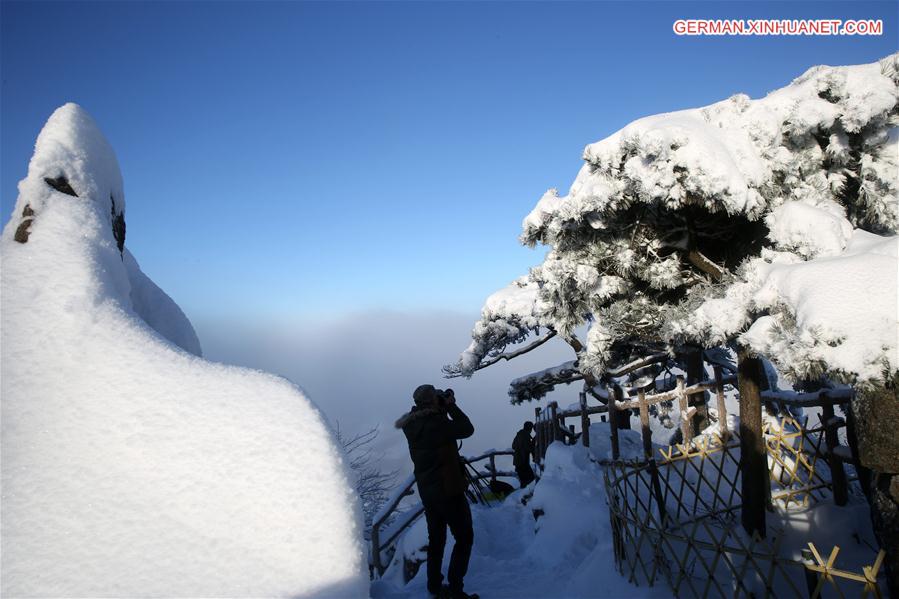 #CHINA-ANHUI-HUANGSHAN MOUNTAIN-SCENERY (CN)