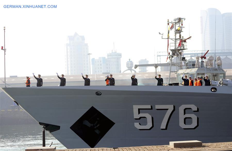 #CHINA-SHANDONG-QINGDAO-22ND CHINESE NAVAL ESCORT FLOTILLA (CN)