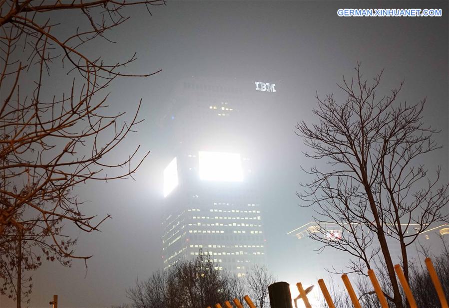 CHINA-BEIJING-POLLUTION-FIRST RED ALERT(CN)