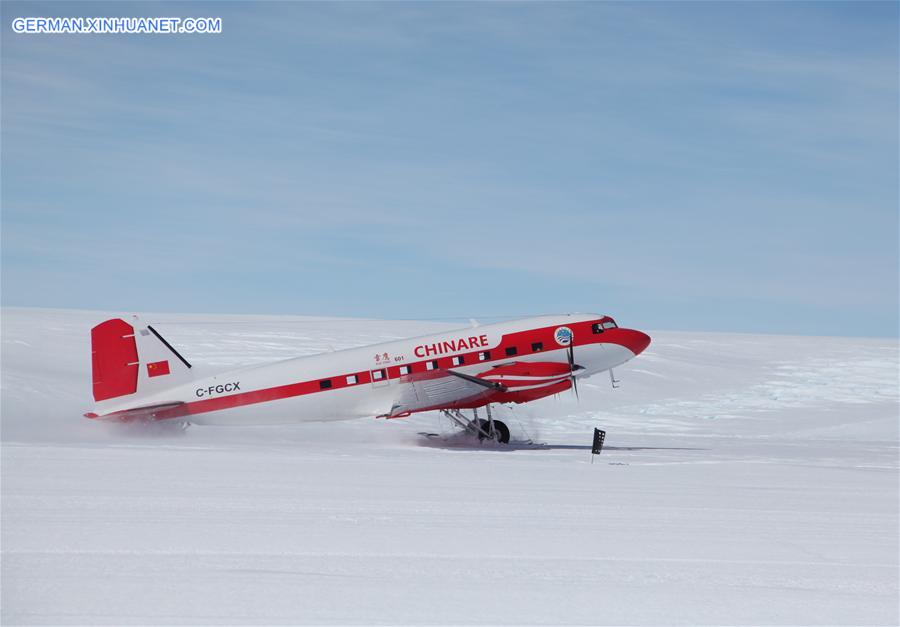 CHINA-ANTARCTICA-ZHONGSHAN STATION-AIRPLANE TRIAL FLIGHT (CN)