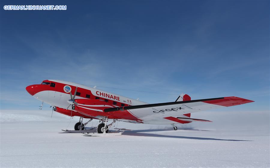 CHINA-ANTARCTICA-ZHONGSHAN STATION-AIRPLANE TRIAL FLIGHT (CN)