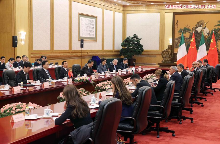 CHINA-BEIJING-ZHANG DEJIANG-PIETRO GRASSO-MEETING(CN)