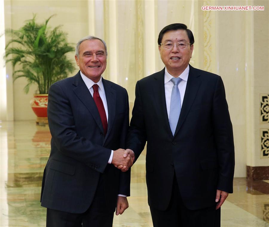 CHINA-BEIJING-ZHANG DEJIANG-PIETRO GRASSO-MEETING(CN)