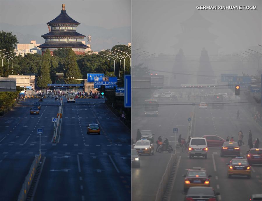 CHINA-BEIJING-RED ALERT-POLLUTION (CN)