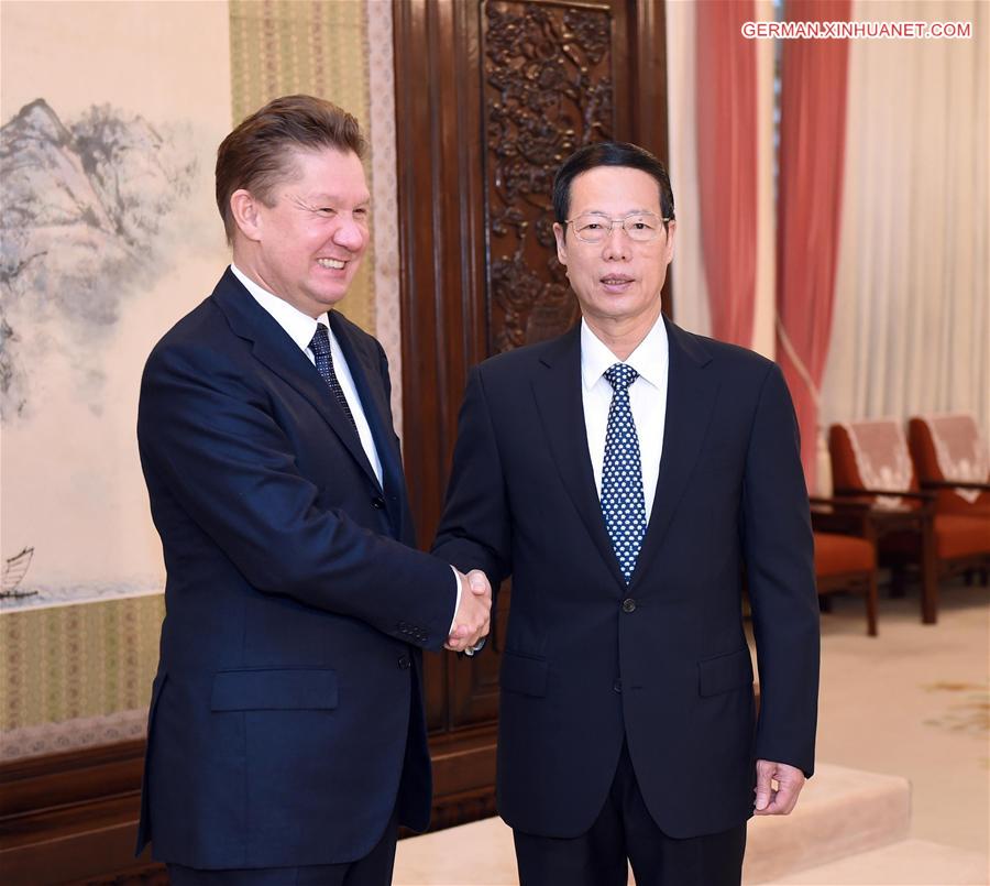 CHINA-RUSSIA-ZHANG GAOLI-GAZPROM-ENERGY COOPERATION (CN)