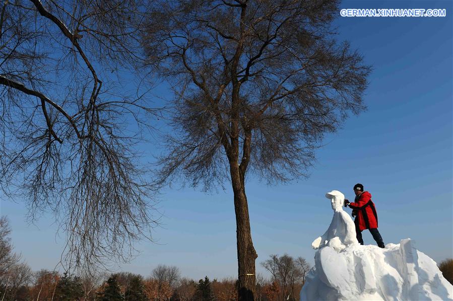 CHINA-HARBIN-SNOW SCULPTURE (CN)