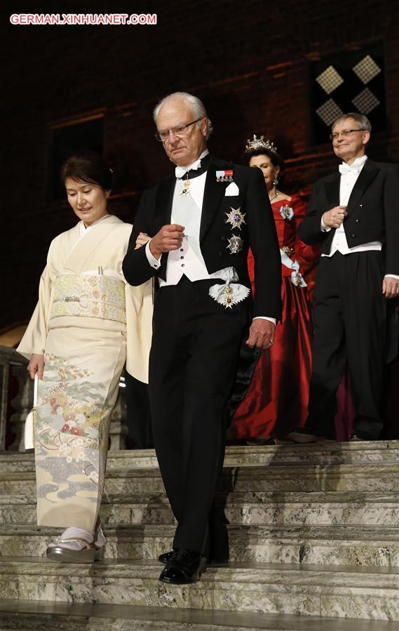 SWEDEN-STOCKHOLM-NOBEL-PRIZE-AWARD-BANQUET