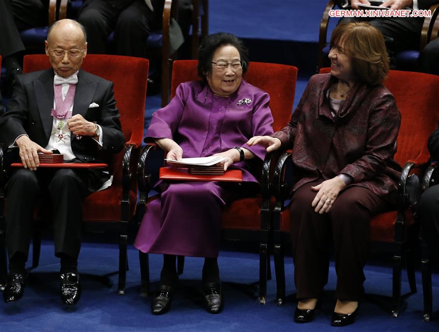 SWEDEN-NOBEL-PRIZE-AWARD-CEREMONY