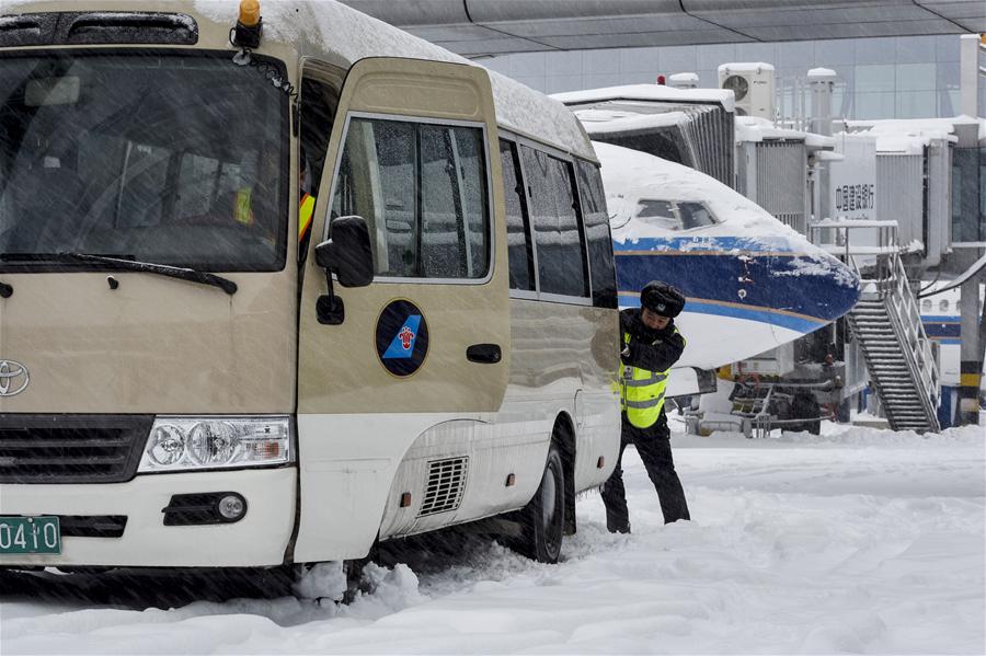 CHINA-XINJIANG-URUMQI-SNOWSTORM (CN)