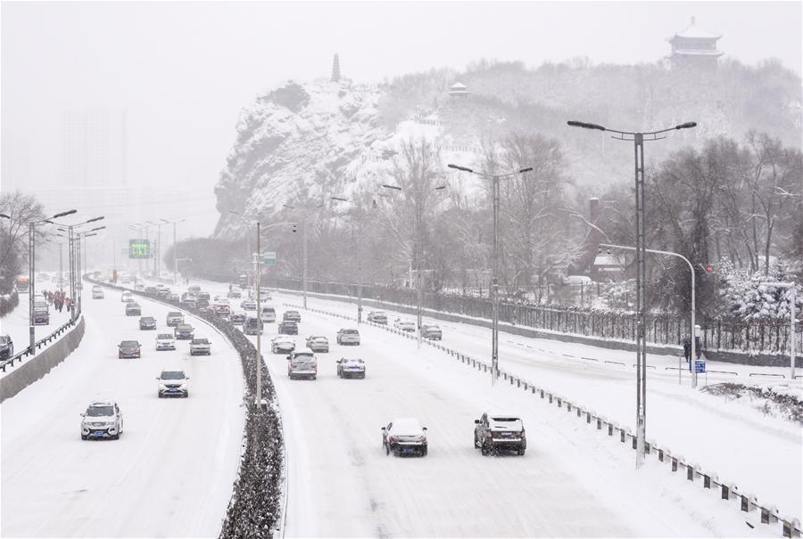 CHINA-XINJIANG-URUMQI-SNOWSTORM (CN)