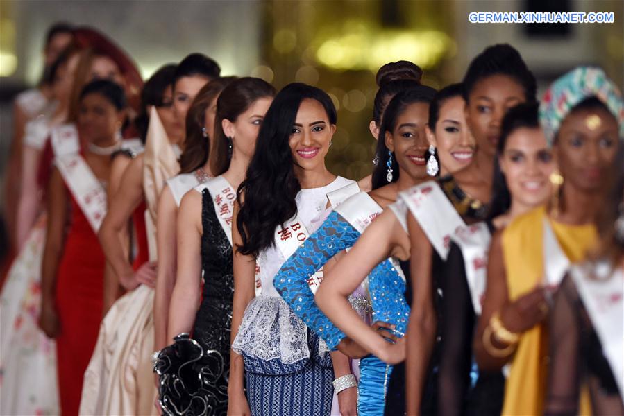 CHINA-HAINAN-MISS WORLD-COMPETITION (CN)