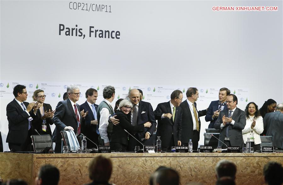 FRANCE-PARIS-COP 21-AGREEMENT-ADOPTED