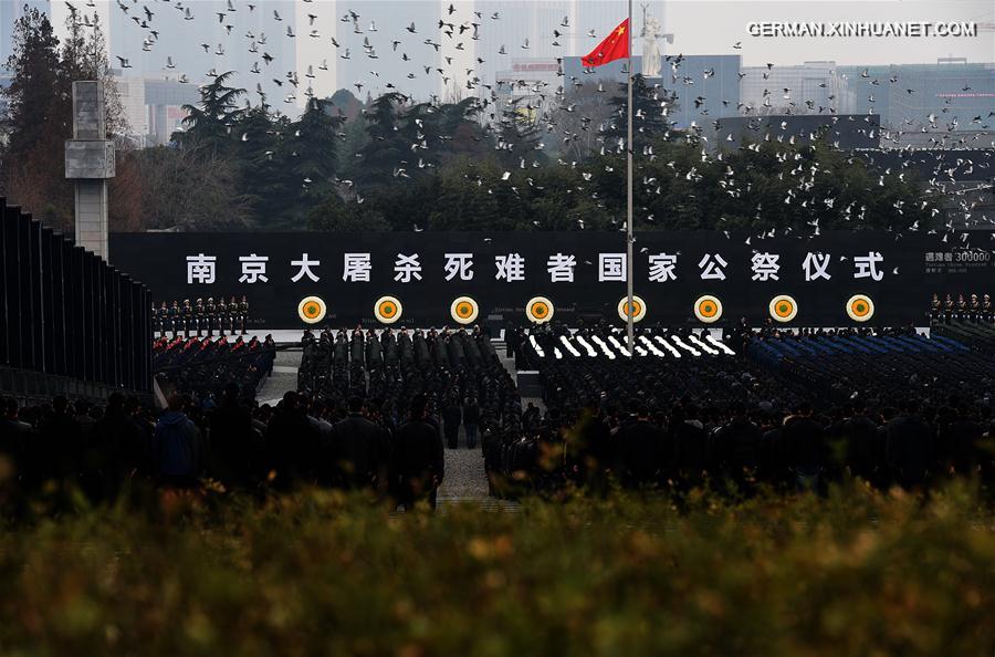 CHINA-NANJING MASSACRE VICTIMS-STATE MEMORIAL CEREMONY(CN)