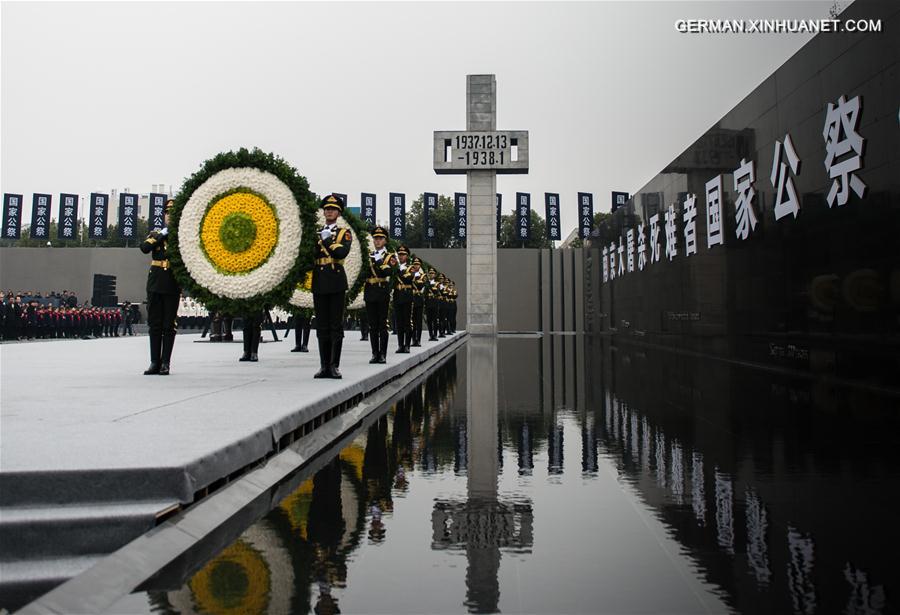 CHINA-NANJING MASSACRE VICTIMS-STATE MEMORIAL CEREMONY(CN)