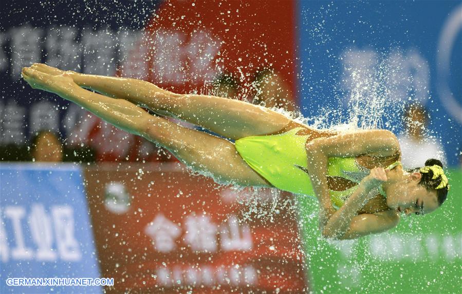 (SP)CHINA-SHAOXING-10TH FINA SYNCHRONISED SWIMMING WORLD TROPHY-DAY 2 (CN) 