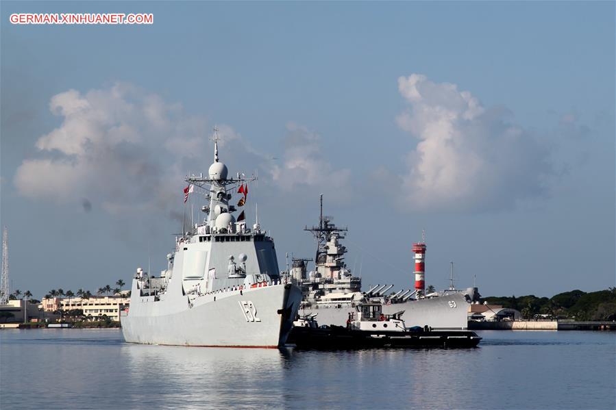 US-HAWAII-CHINESE FLOTILLA-VISIT