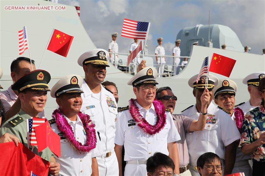 US-HAWAII-CHINESE FLOTILLA-VISIT