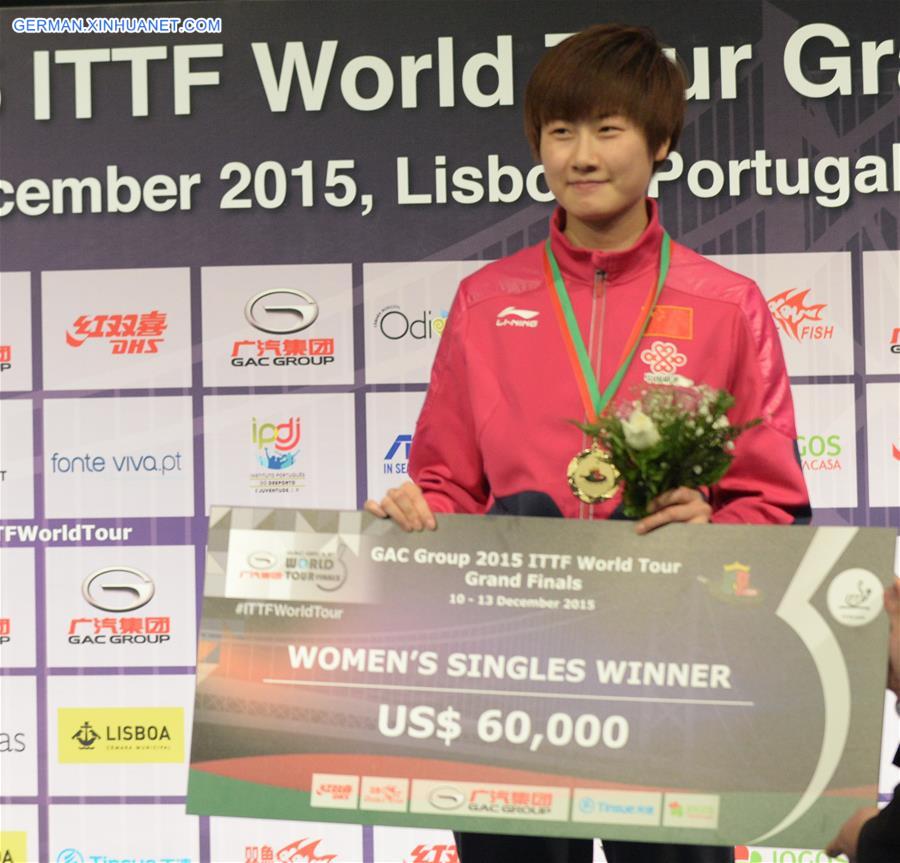 (SP)PORTUGAL-LISBON-TABLE TENNIS-2015 ITTF WORLD TOUR GRAND FINALS